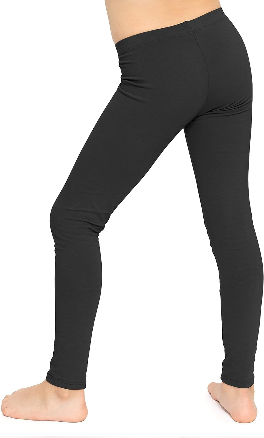 Oh so Soft Solid Youth Girls and plus Size Leggings | Comfortable Fit for Everyday Activities | Size 2-16