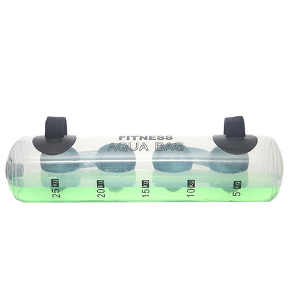 Transparent Cylindrical Weight-Bearing Fitness Water Dumbbell Fitness Exercise Training Weightlifting Equipment