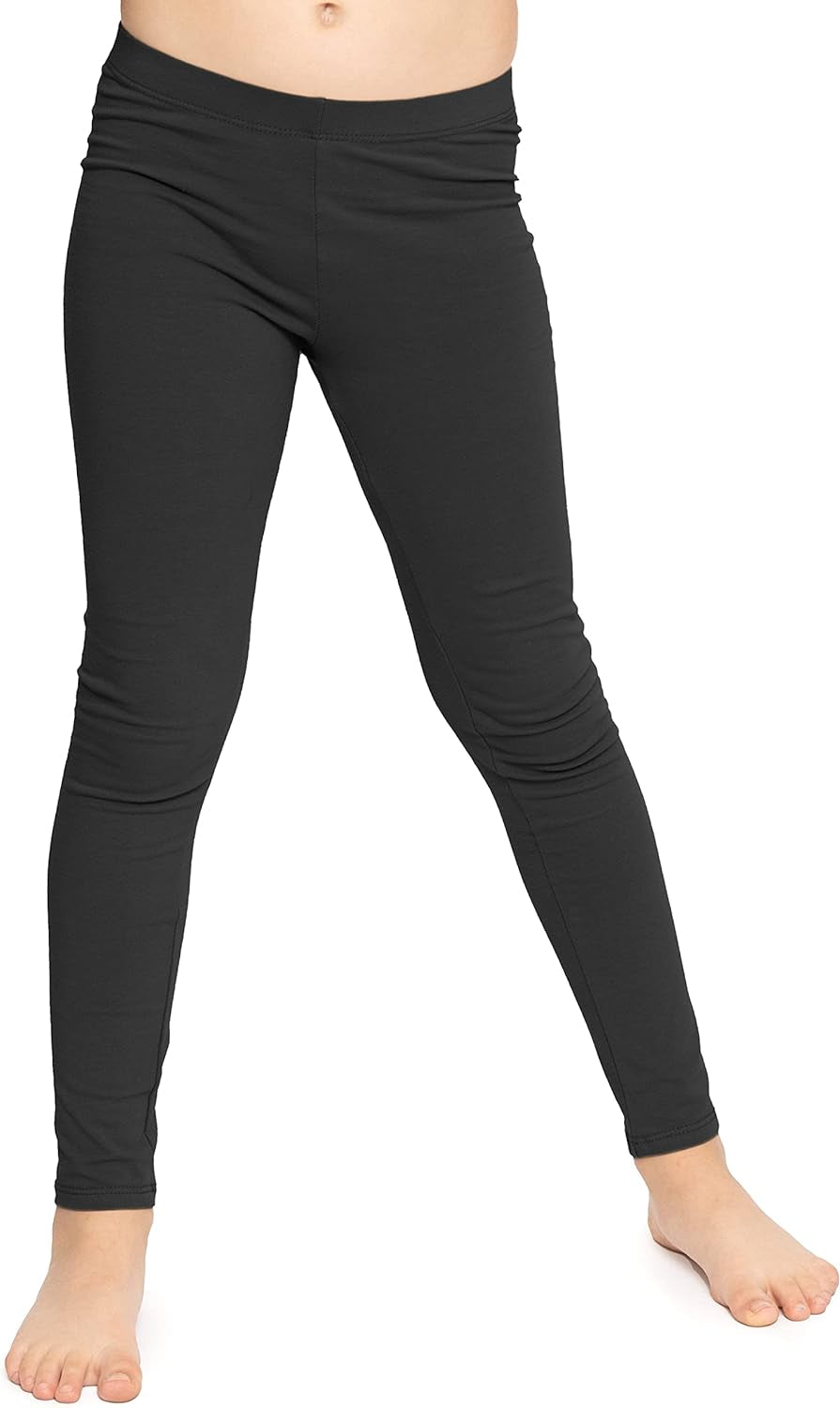 Oh so Soft Solid Youth Girls and plus Size Leggings | Comfortable Fit for Everyday Activities | Size 2-16