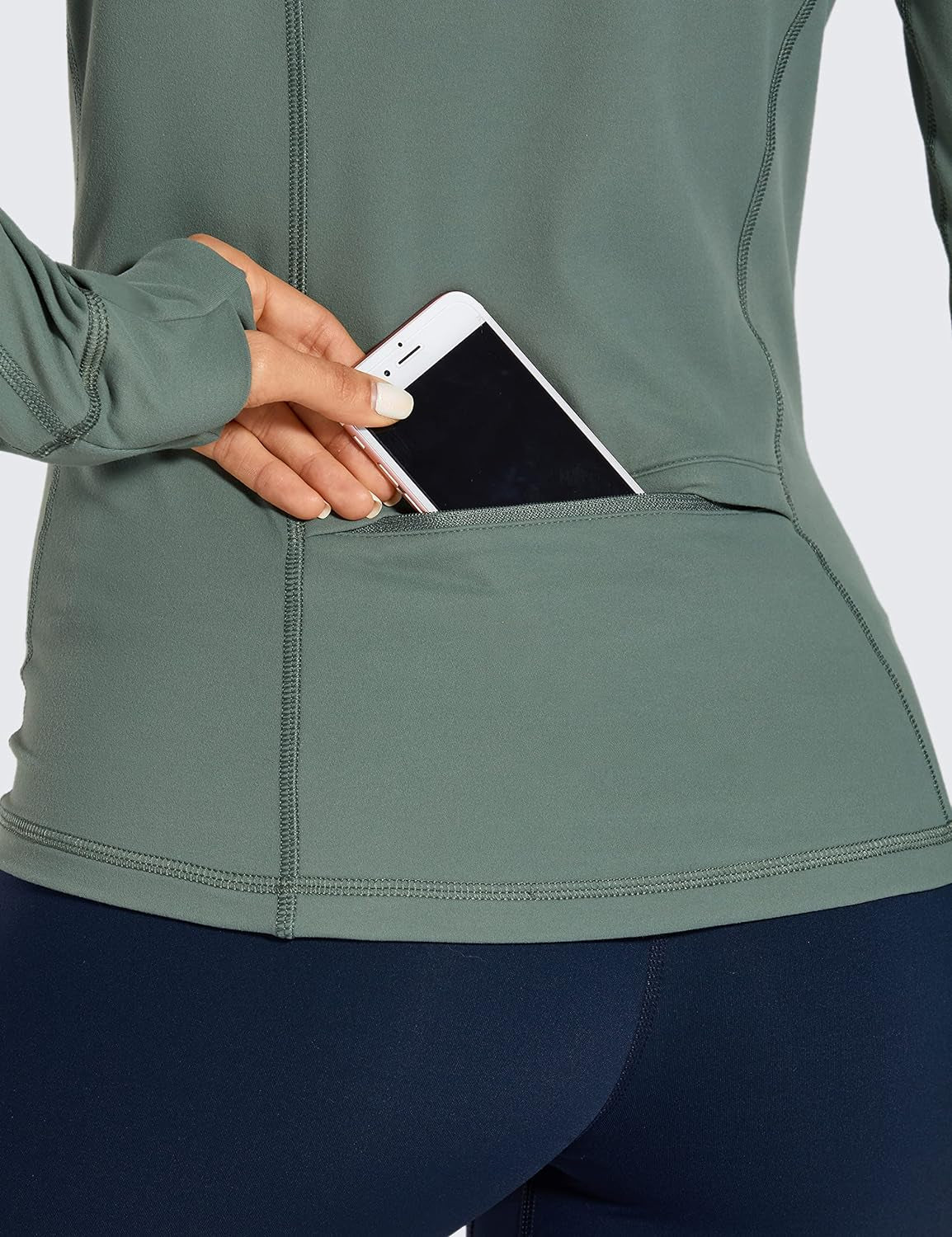 Women's Stylish Brushed Full Zip Hoodie - Perfect for Workouts & Track Activities with Handy Zip Pockets