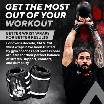 Ultimate Wrist Wraps for Weightlifting - Durable Support for Men & Women - Eliminate Wrist Pain in Strength Training, Bodybuilding, Powerlifting & CrossFit